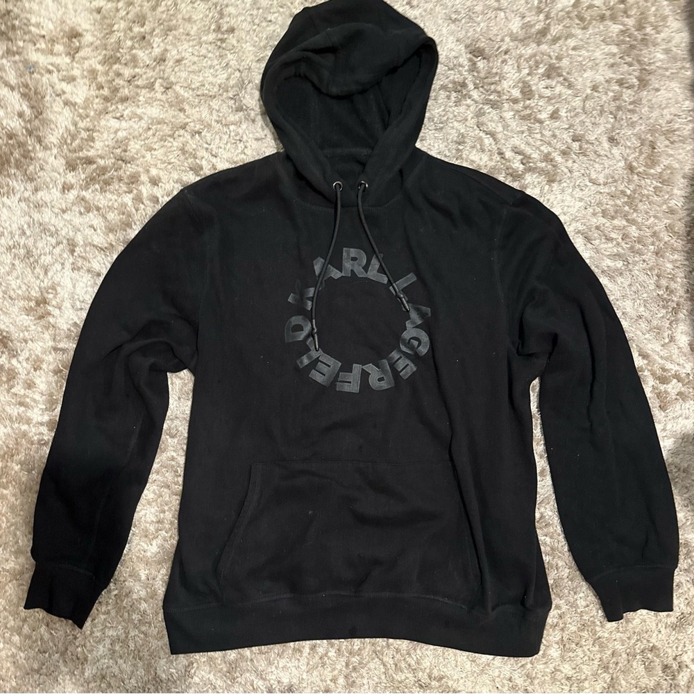 Karl Lagerfeld Black Hoodie for Men